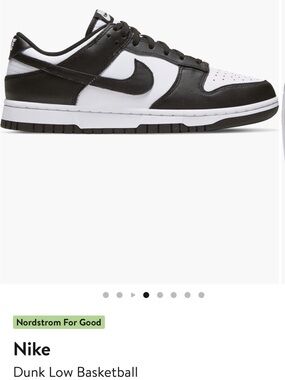 Nike Kids Dunk Low Sneakers - Black & White